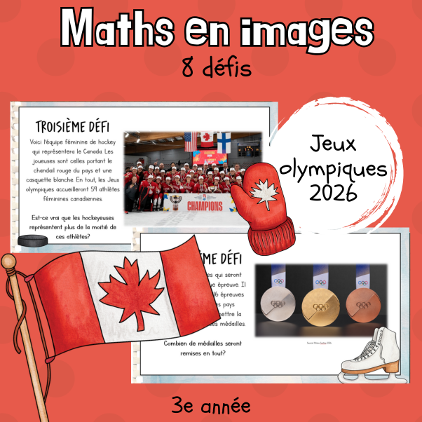 Maths par l'image - Jeux d'hiver (3e)