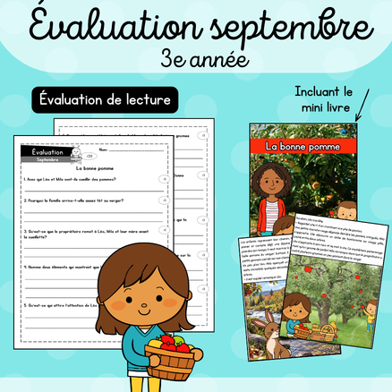 Évaluations - Septembre (3e)