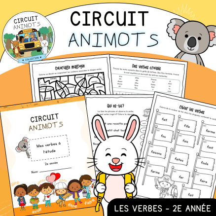 Circuit Animots - Les verbes (2e)