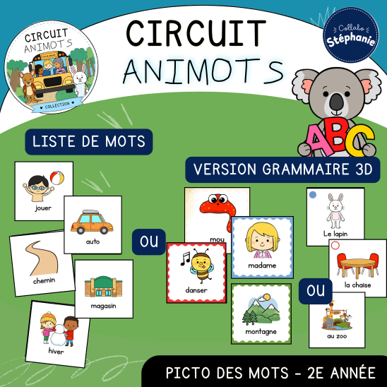Circuit Animots - Picto des mots (2e)
