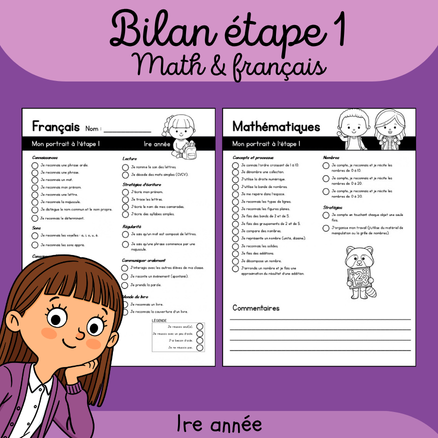 Bilan étape 1 - 1re année
