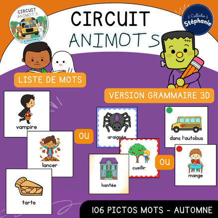 Circuit Animots - Picto des mots d'automne