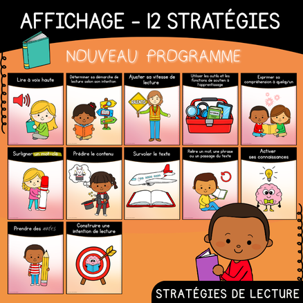 Affichage - 12 stratégies de lecture