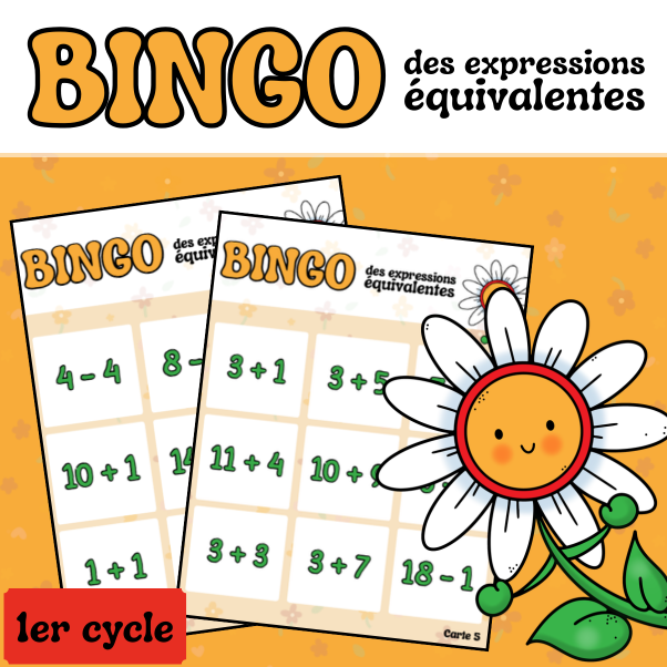 Atelier - Bingo des expressions équivalentes