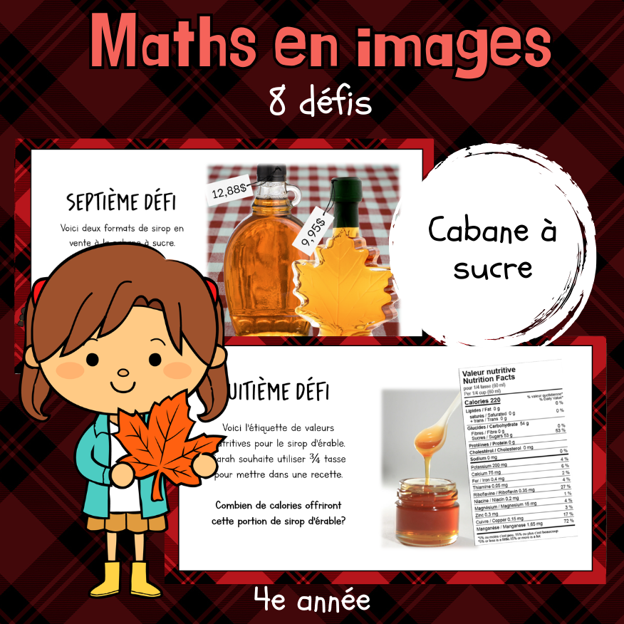 Maths par l'image - Cabane à sucre (4e)