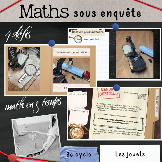 Maths en 3 temps - Les jouets (3e cycle)