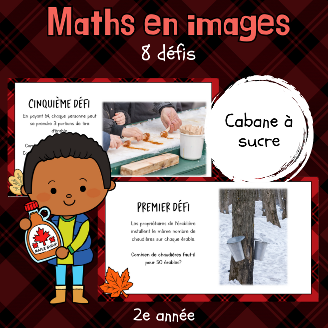 Maths par l'image - Cabane à sucre (2e)