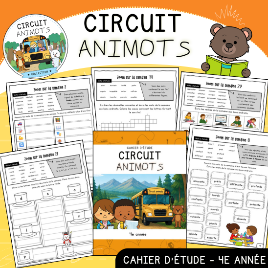Circuit Animots - Cahier d'étude (4e)