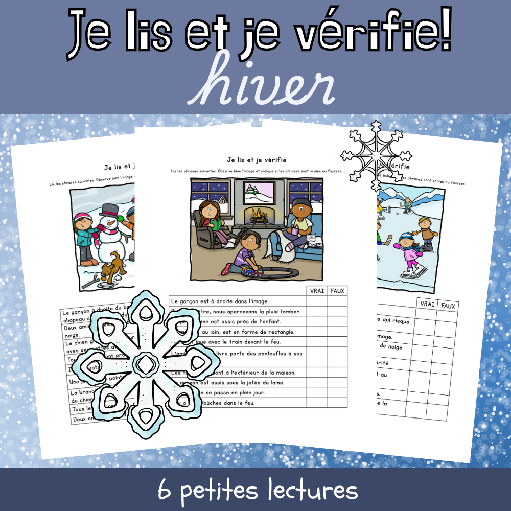 Je lis et je vérifie - Hiver (2e)