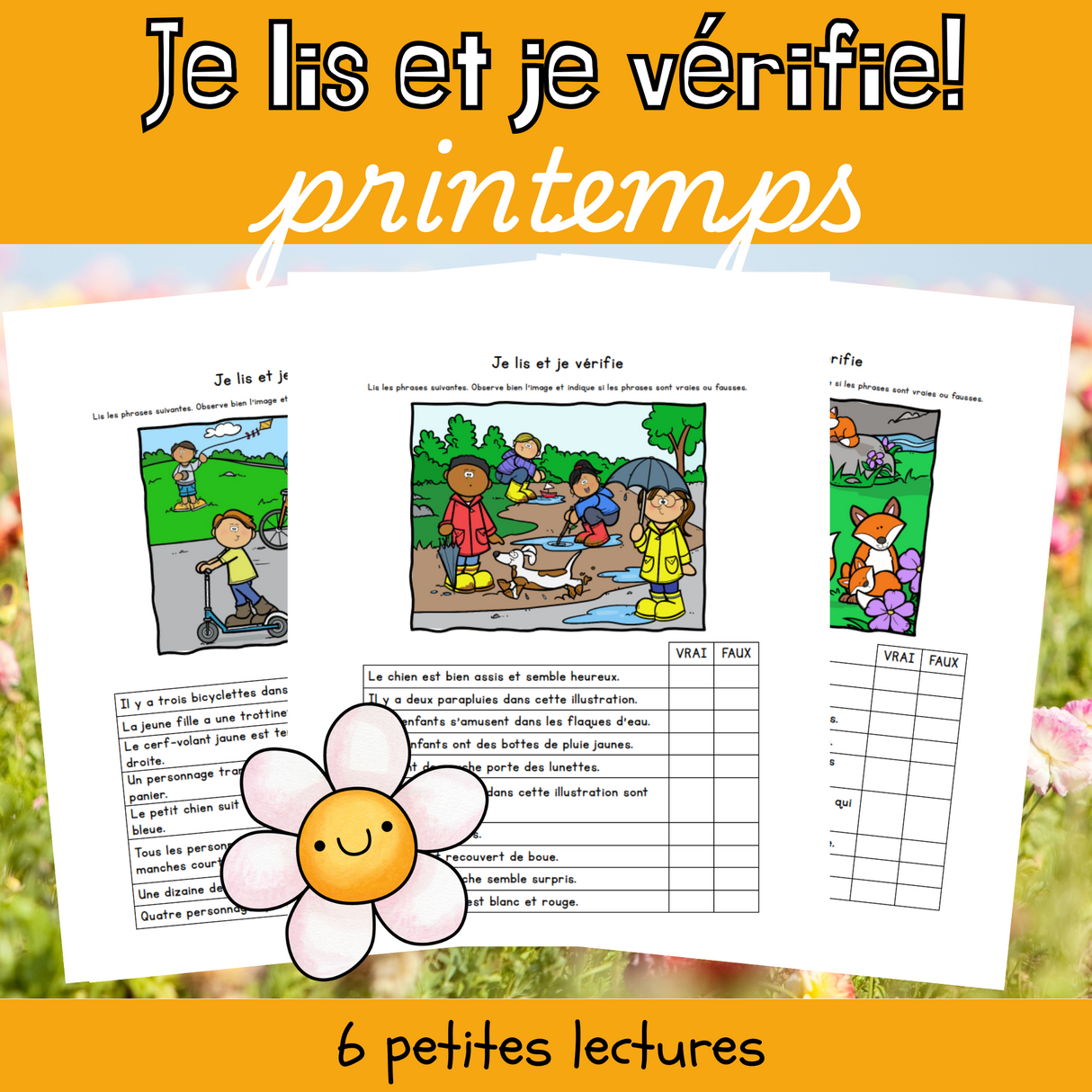 Je lis et je vérifie - Printemps (2e)