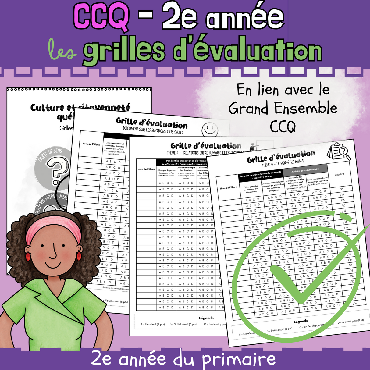 CCQ - Grilles d'évaluation (2e)