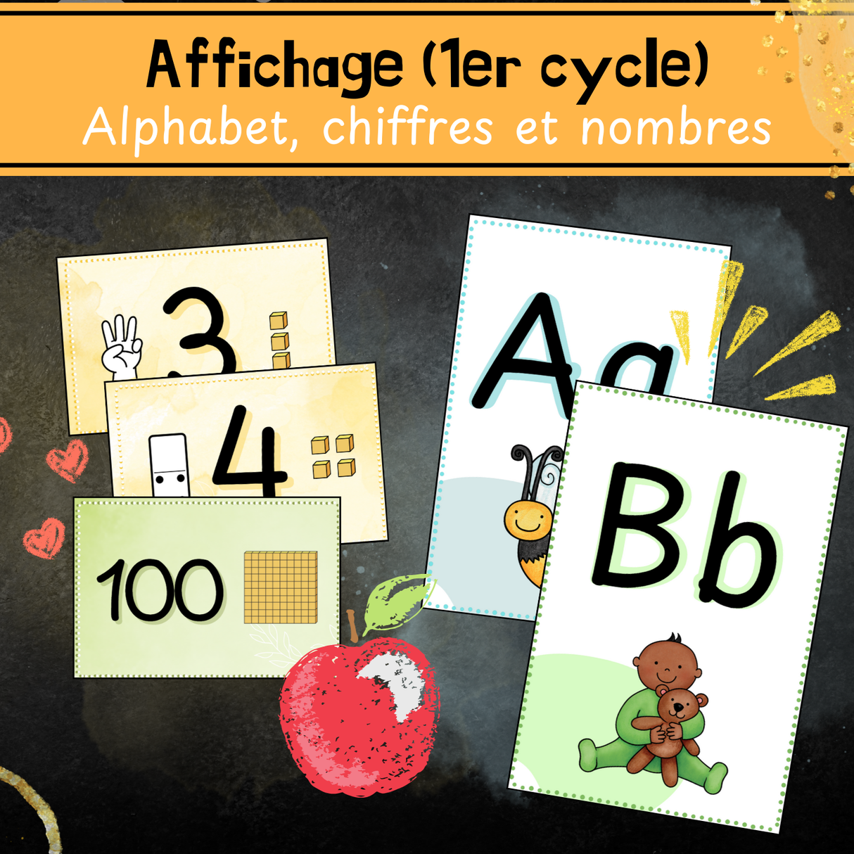 Affichage - Lettres et chiffres