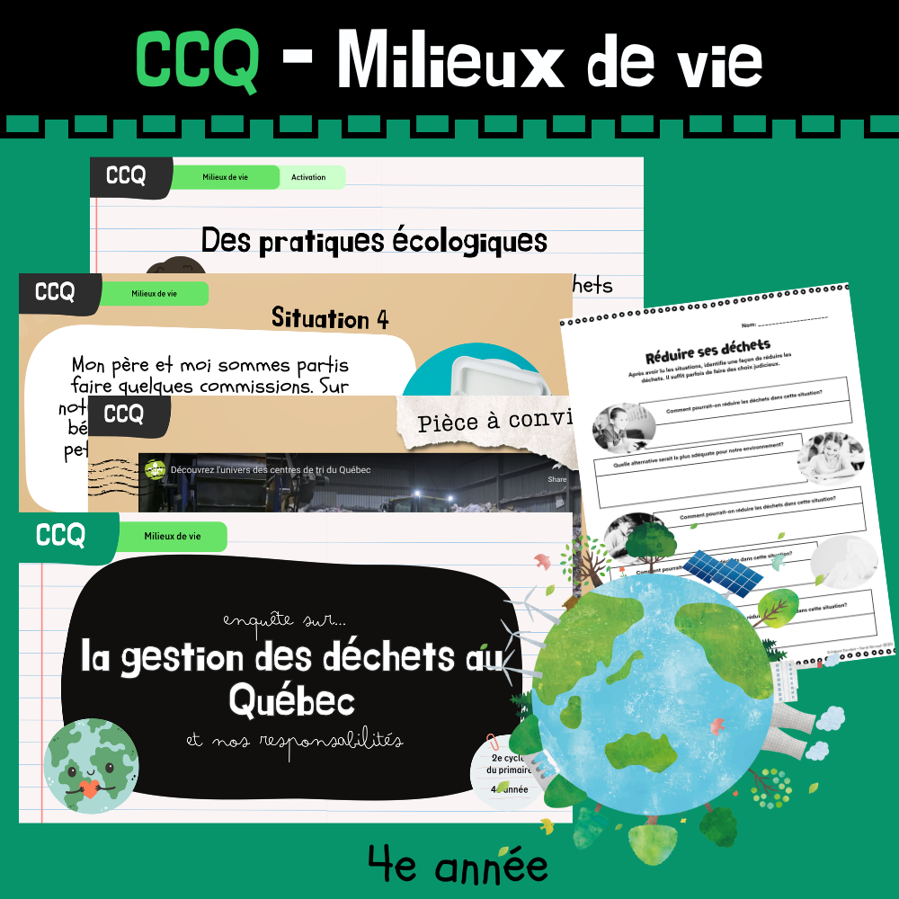 CCQ - Enquête - Les déchets au Québec (4e)