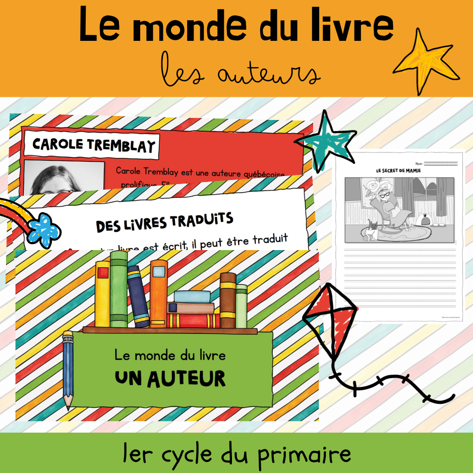 Le monde du livre - L'auteur (partie 1)