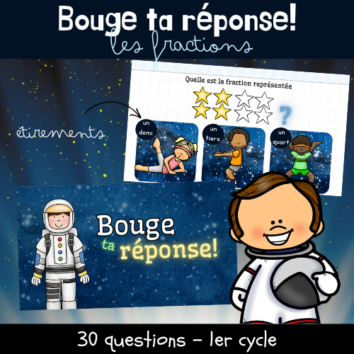 Bouge ta réponse! - Les fractions