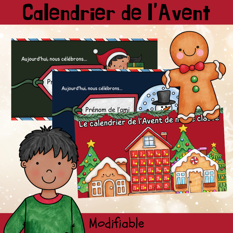 Calendrier de l'Avent bienveillant