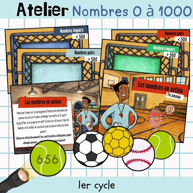 Atelier - Les nombres en action (0 à 1000)