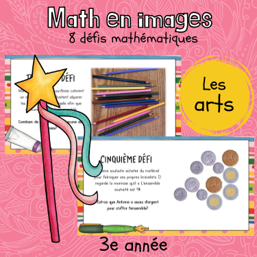 Maths par l'image - Les arts (3e)