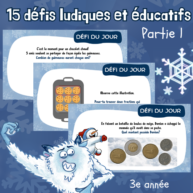 15 défis de novembre - Partie 1 (3e)