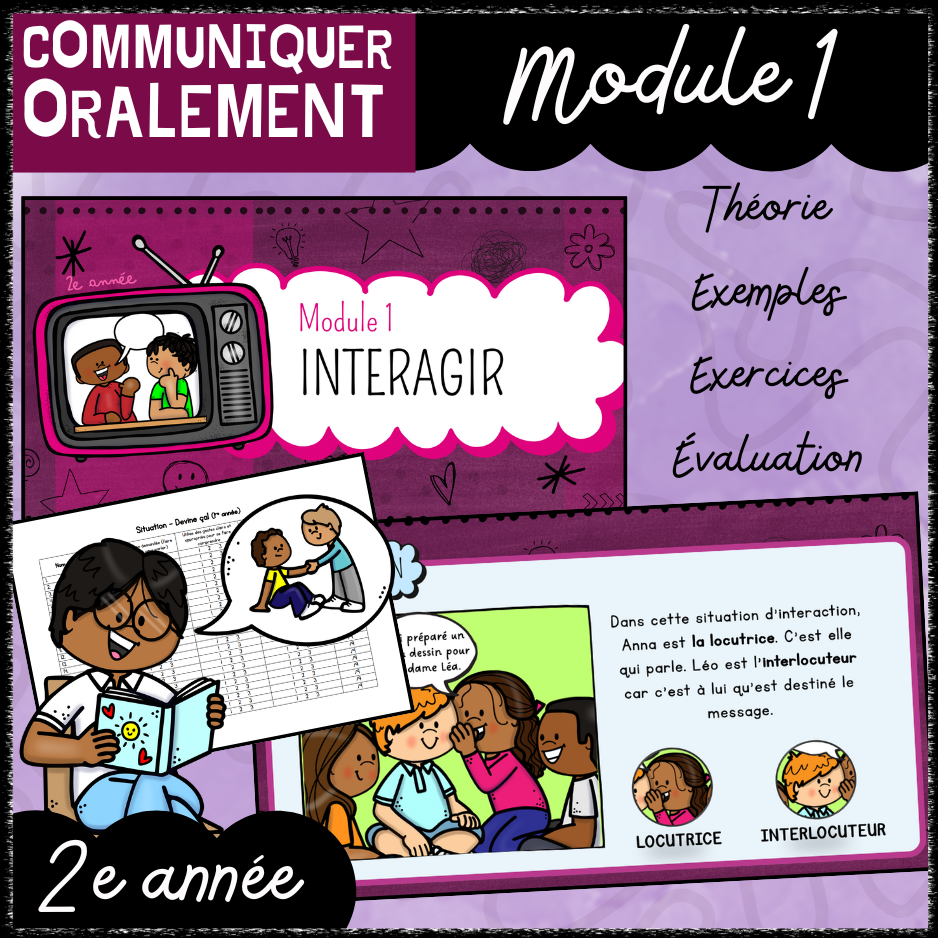 Communiquer oralement - Module 1 (2e)