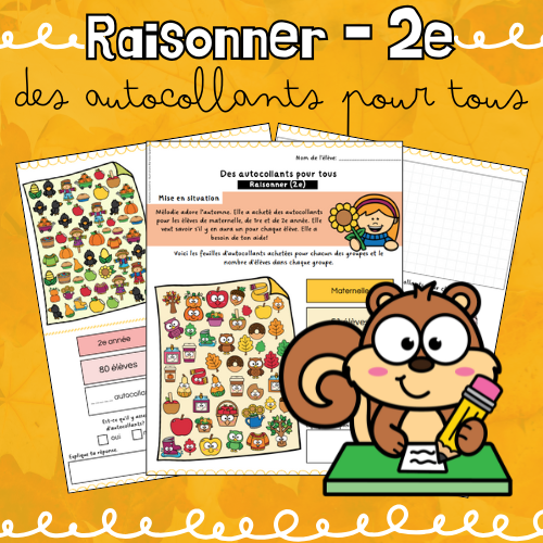 Raisonner - Des autocollants pour tous (2e)