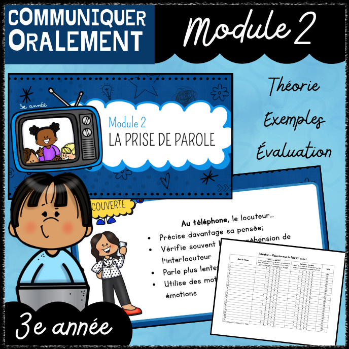 Communiquer oralement - Module 2 (3e)