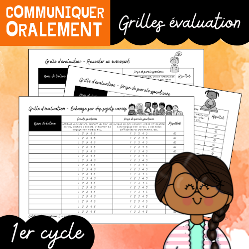 Grille d'évaluation - Communiquer oralement (1er cycle)