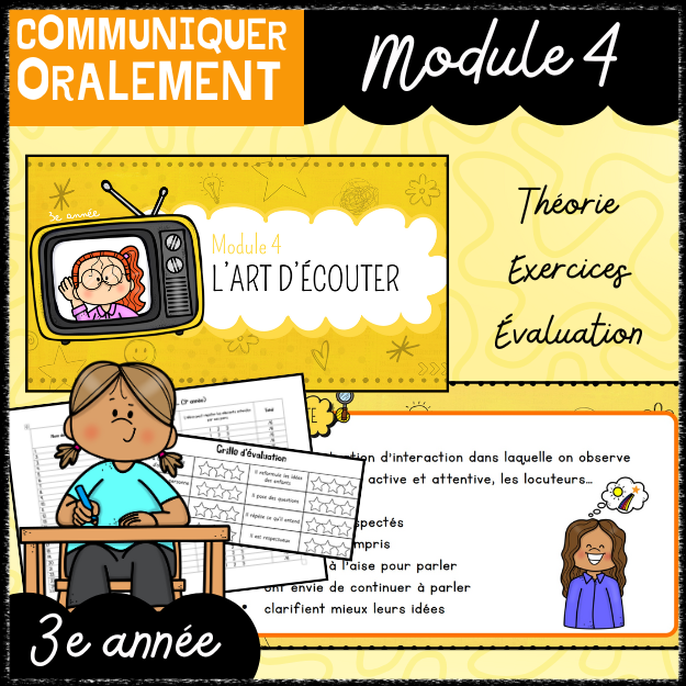 Communiquer oralement - Module 4 (3e)