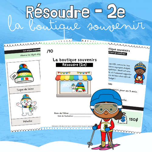 Situation-problème - La boutique souvenir (2e)