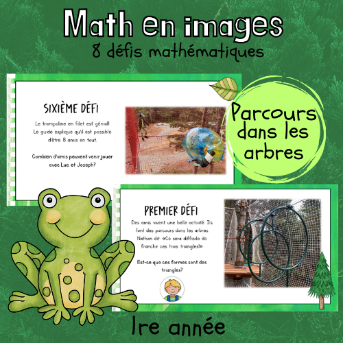 Maths par l'image - Parcours en forêt (1re)