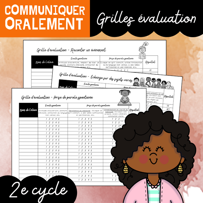 Grille d'évaluation - Communiquer oralement (2e cycle)