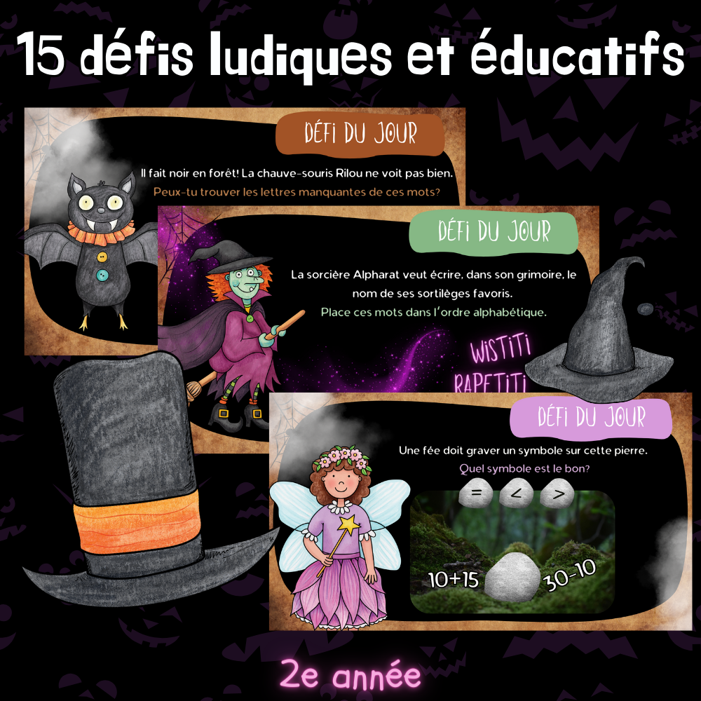 15 défis d'octobre - Partie 1 (2e)