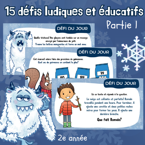 15 défis de novembre - Partie 1 (2e)