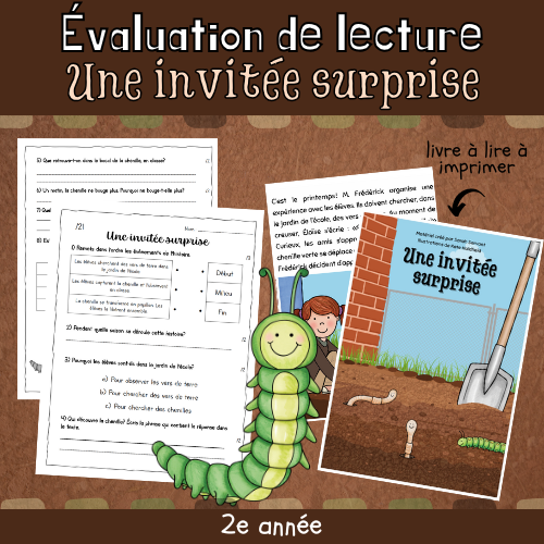 Évaluation de lecture - Une invitée surprise (2e)