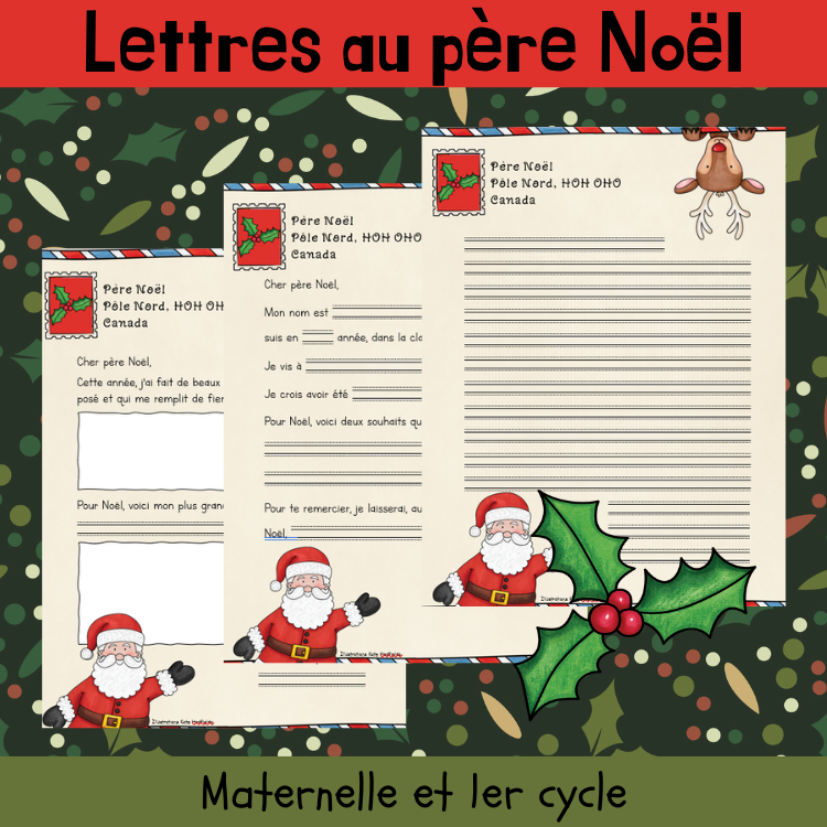 Gabarit - Lettres au père Noël