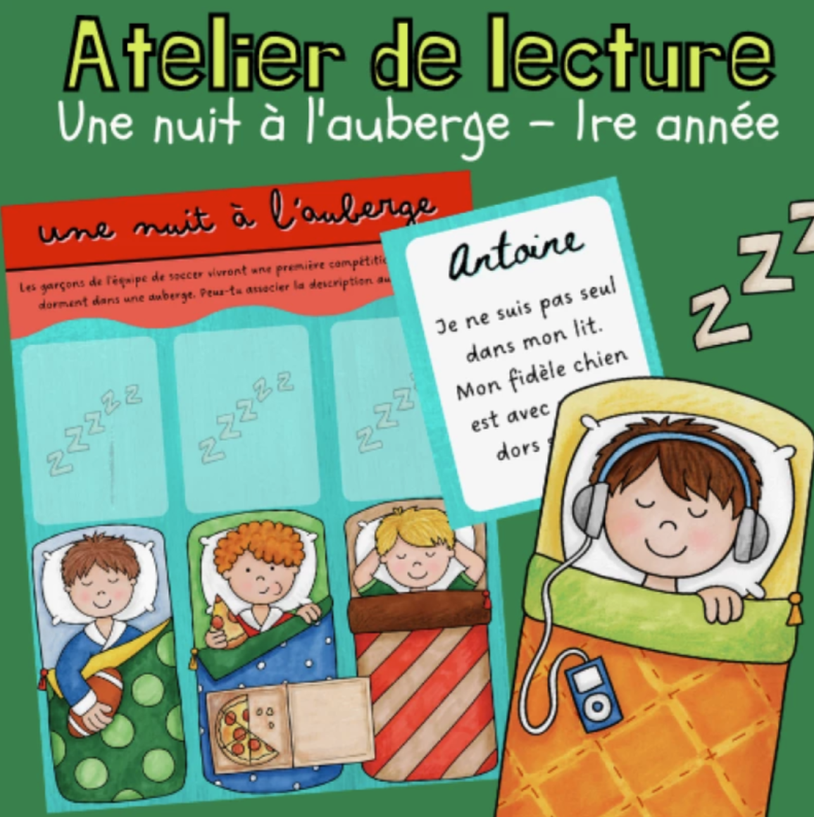 Atelier de lecture - Une nuit à l'auberge (1re)