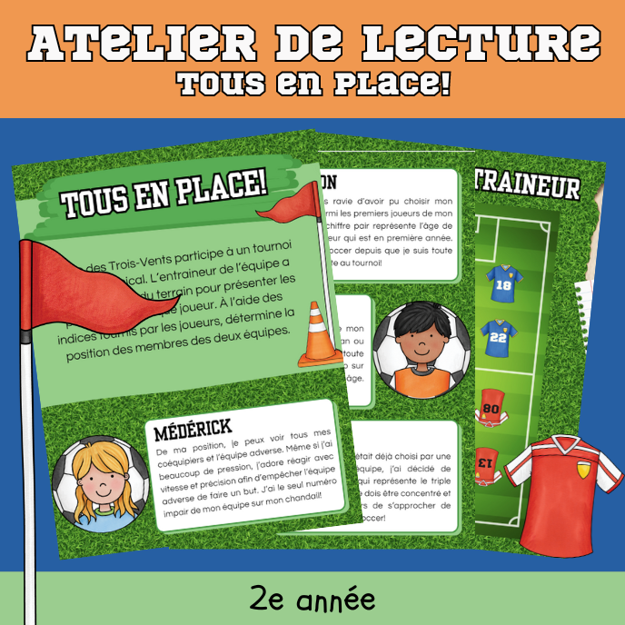 Atelier de lecture - Tous en place (2e)