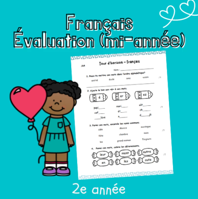 Évaluation - Tour d'horizon, français (2e)