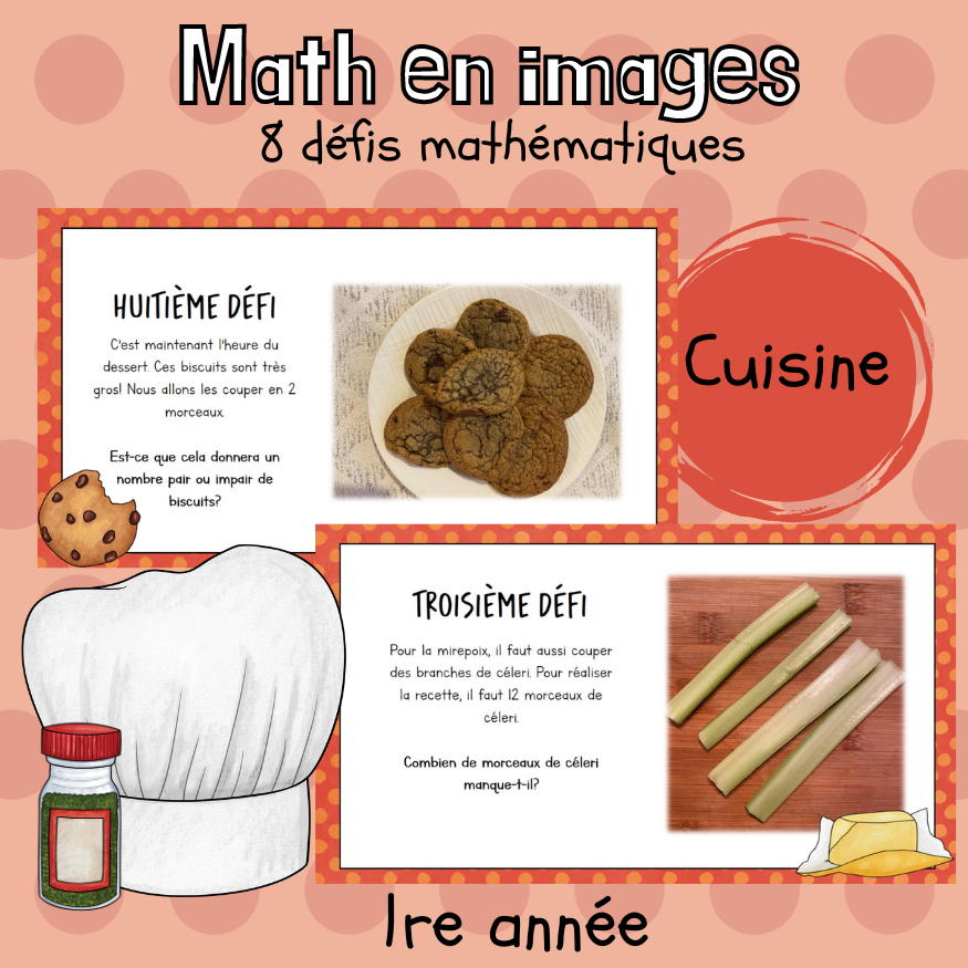Maths par l'image - En cuisine (1re)