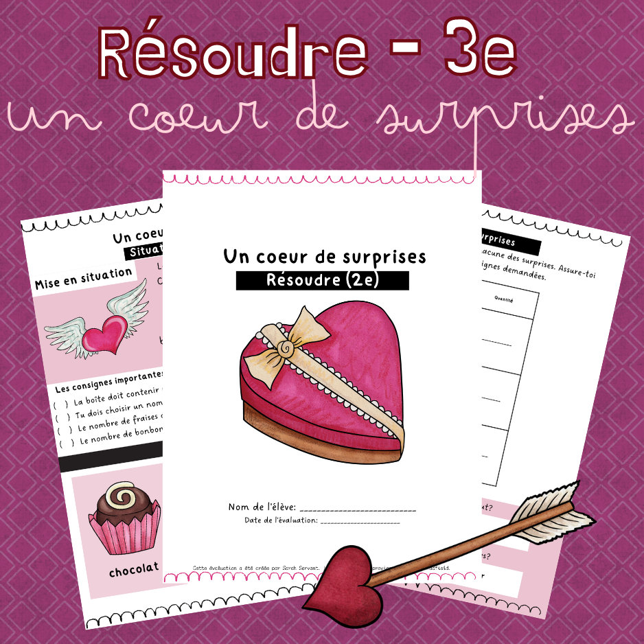 Situation-problème - Un coeur de surprises (3e)
