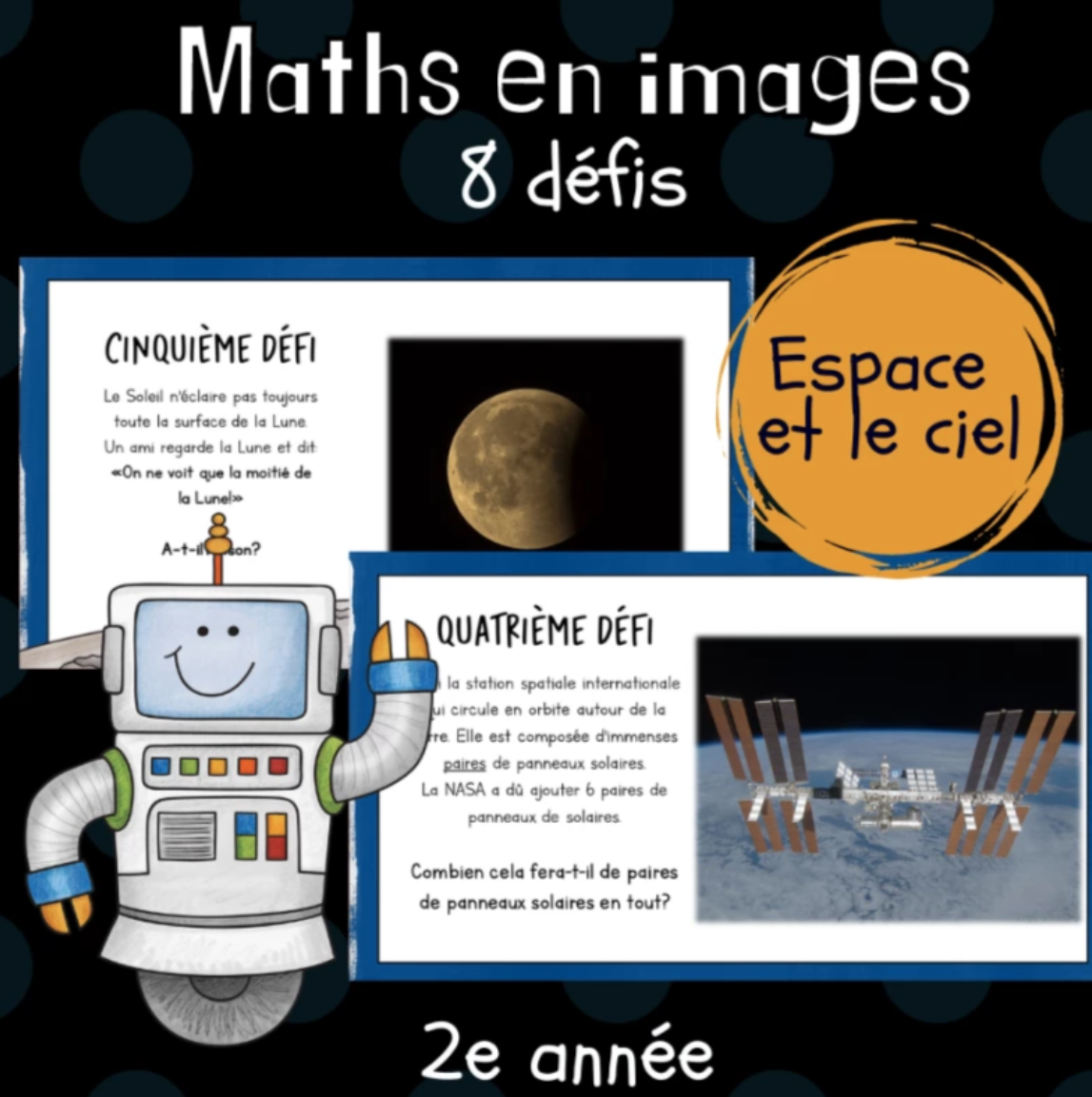 Maths par l'image - L'espace (2e)