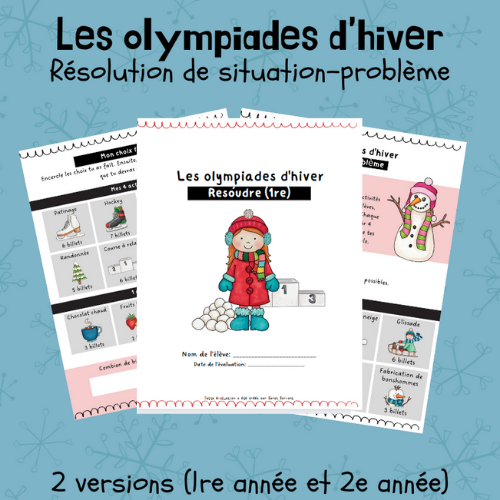 Situation-problème - Les olympiades d'hiver (1er cycle)