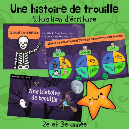 Situation d'écriture - Une histoire de trouille