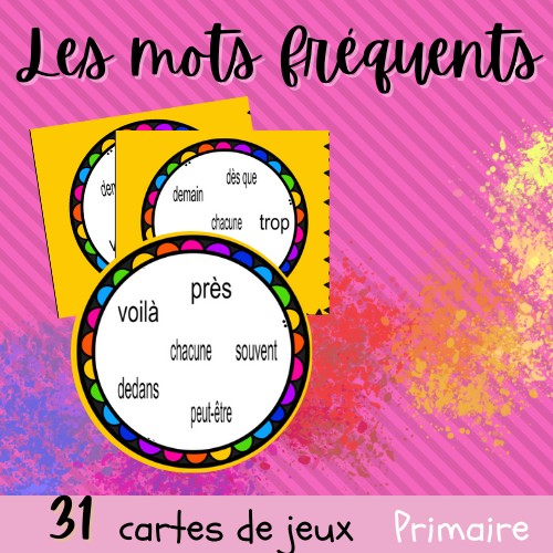Atelier - Trouve-le! Mots fréquents, niveau 3 – Créations Carotine