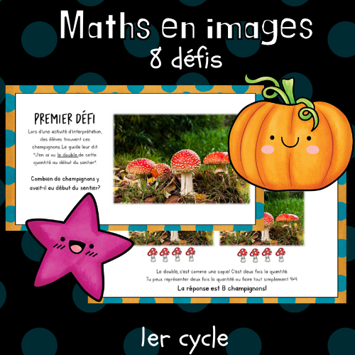 Maths par l'image - Automne et Halloween (2e)