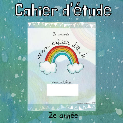 Cahier d'étude - 2e année