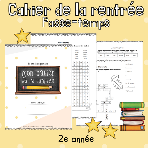 Cahier de la rentrée (2e)
