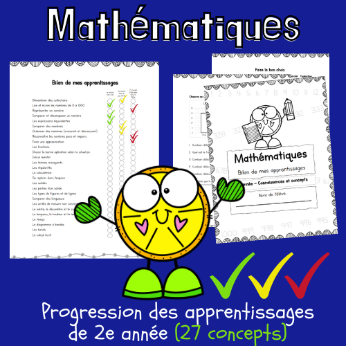Révision - Mathématiques, Progression des élèves (2e)