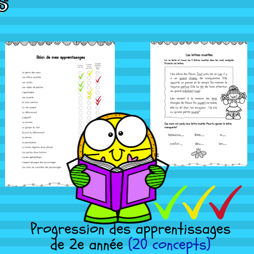 Révision - Français, Progression des élèves (2e)