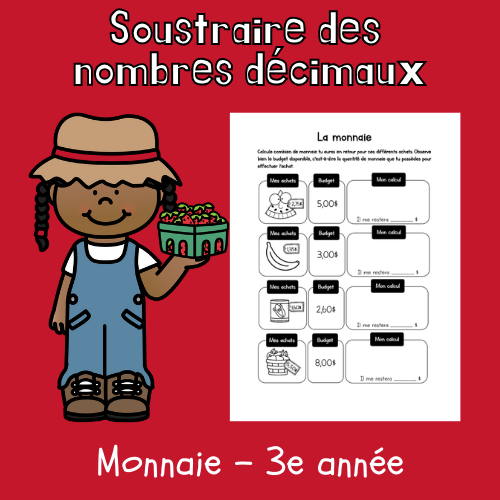 Nombres décimaux (3e année)